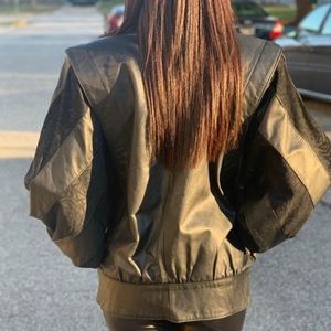 Vintage leather coat